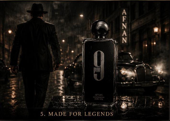 Afnan 9 PM — The Mafia Edition | A Dark & Powerful Signature Fragrance of Authority, Mystery, Masculine Confidence & Underworld Luxury