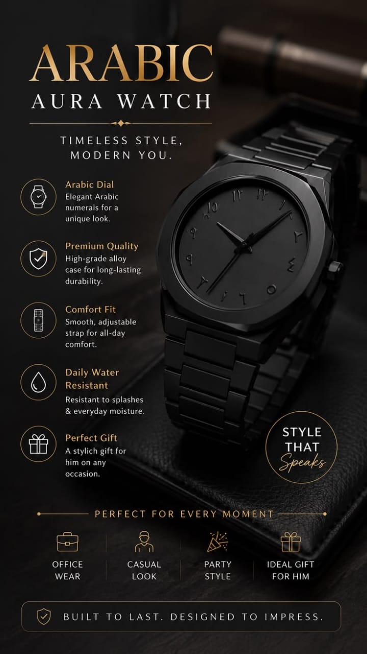 AURA™ | Prestige Classic Watch — Timeless Luxury